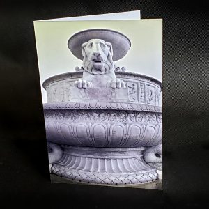 Lion Fountain - Greeting Card