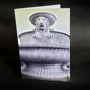 Belle Isle Lion Fountain greeting card