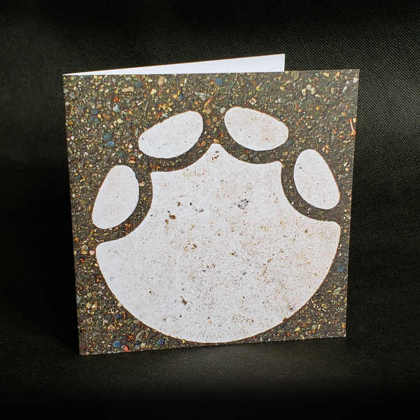 Elephant Footprint greeting card