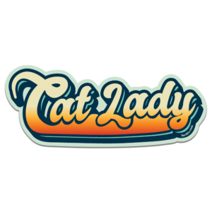 Cat Lady sticker