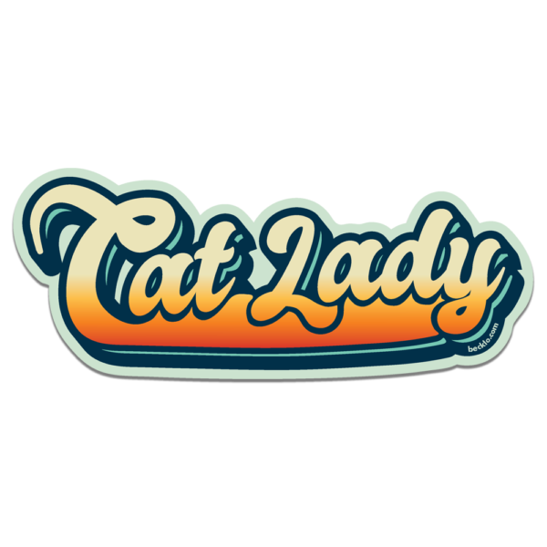 Cat Lady sticker